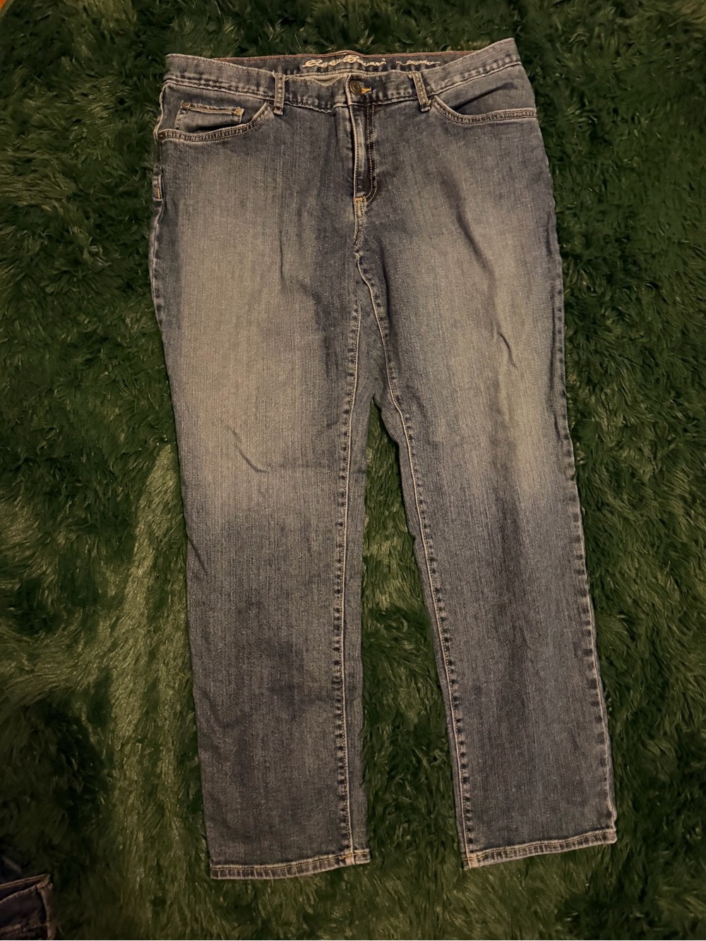 Eddie Bauer Straight Leg Jeans - Light Blue Wash